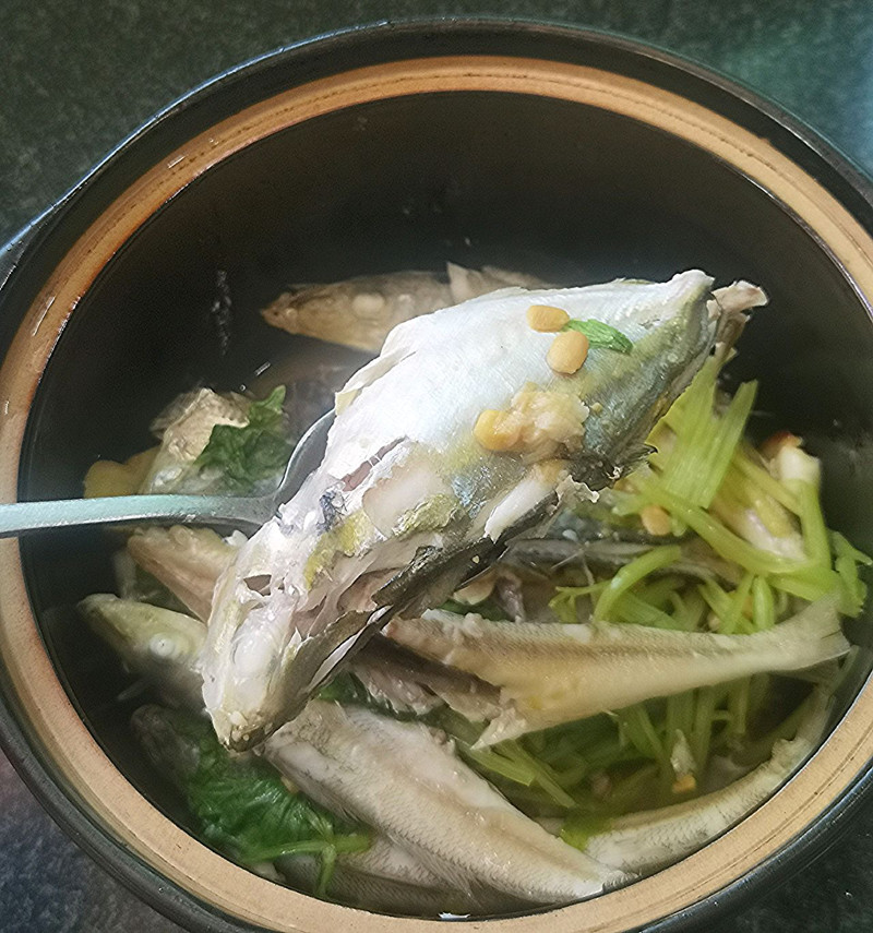 潮汕豆酱咸鱼煲-原汁原味