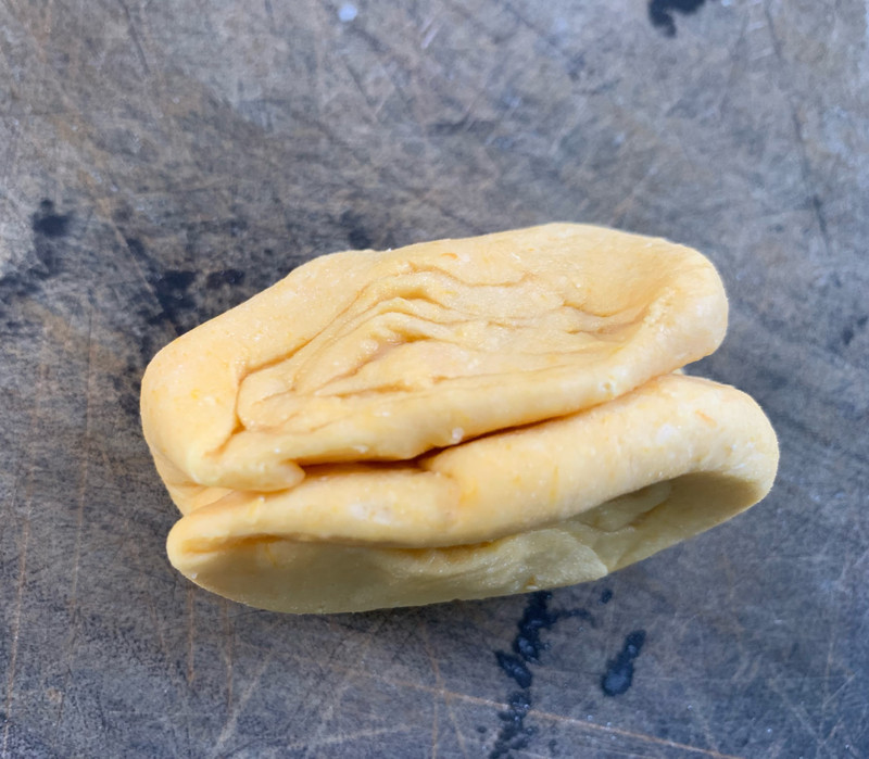 南瓜泥糖佛手烧饼
