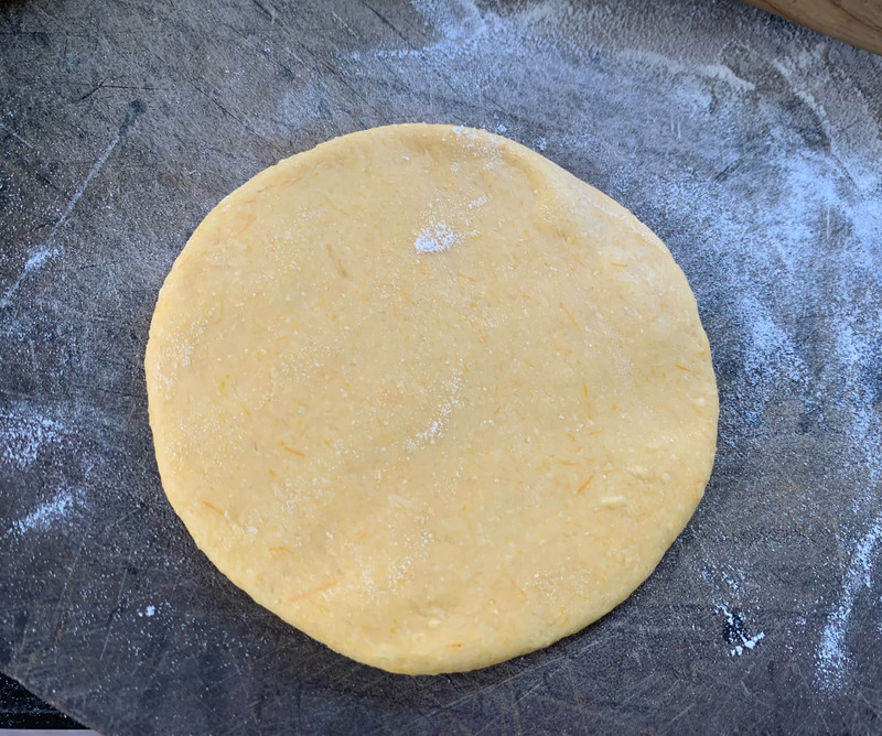 南瓜泥糖佛手烧饼