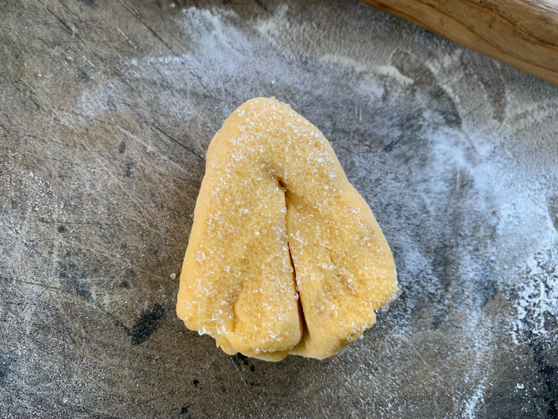 南瓜泥糖佛手烧饼