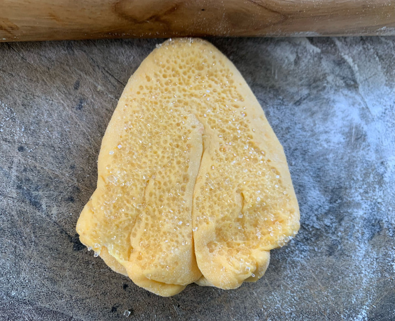 南瓜泥糖佛手烧饼