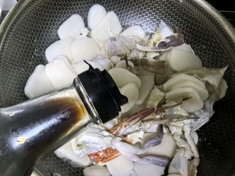 梭子蟹炒年糕