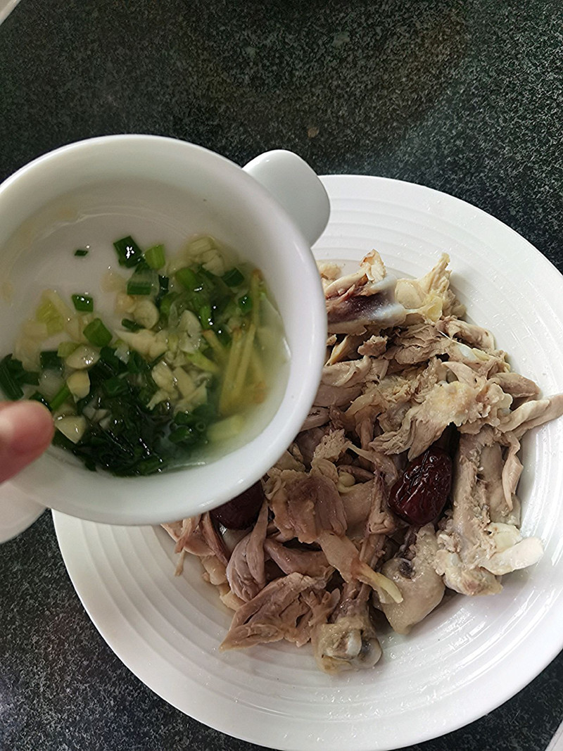 低脂减脂餐-葱油手撕鸡