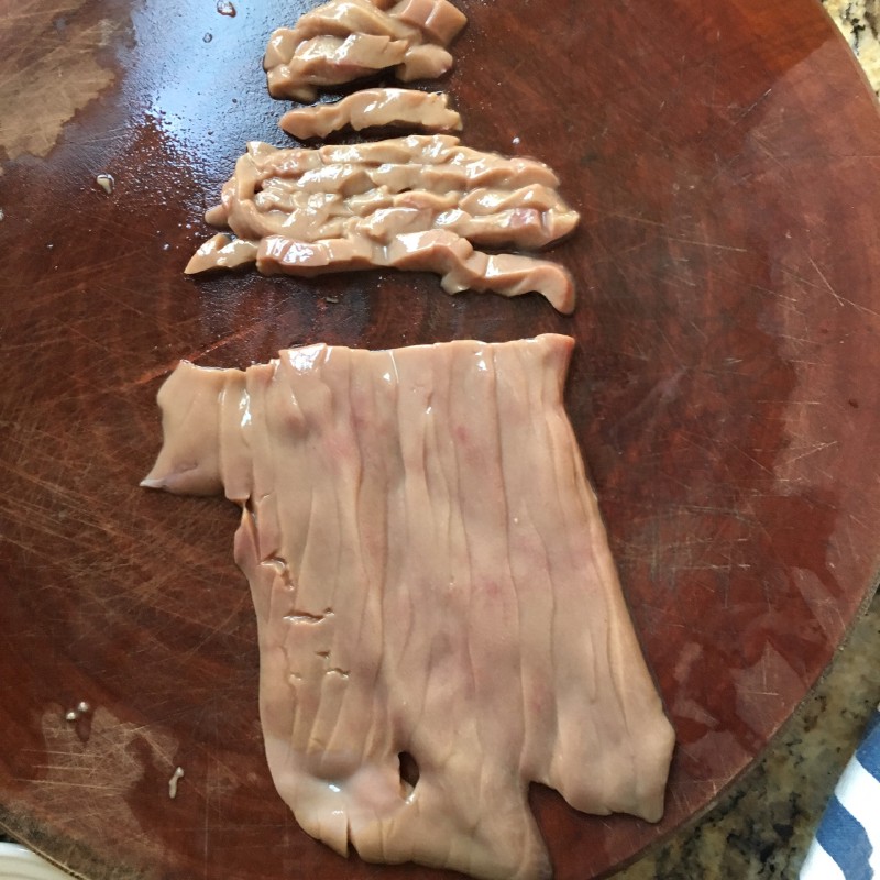 酸辣腰花