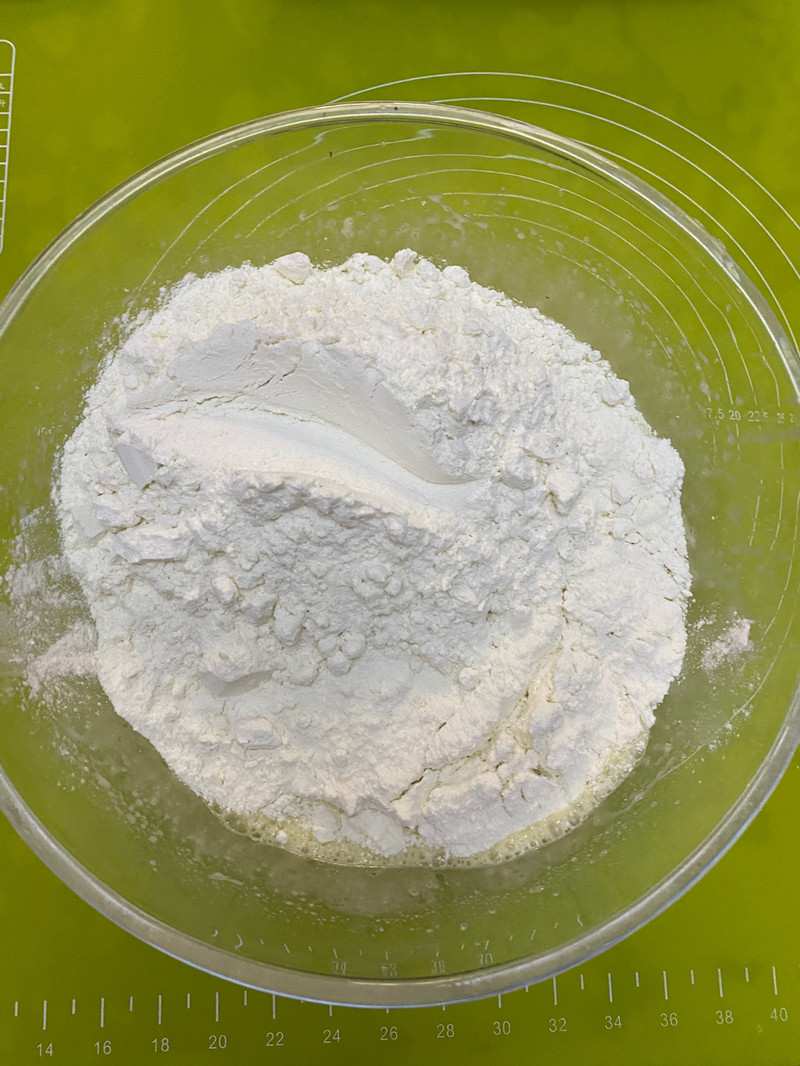 豆沙麻薯蛋月烧—软糯拉丝，超好吃！