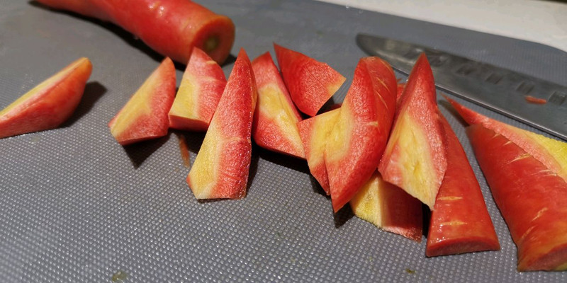 【素炒双萃】素食莴笋胡萝卜