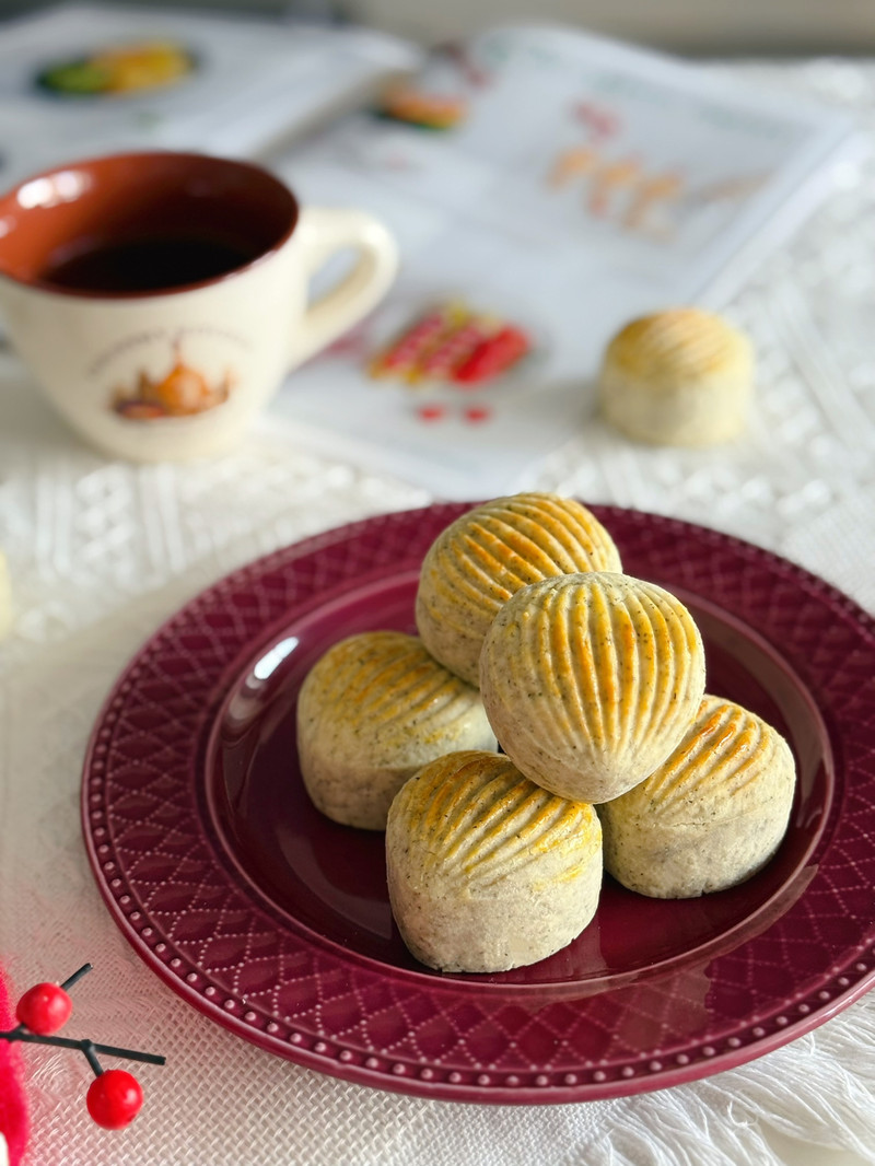 伯爵红茶奶酥椰蓉月饼