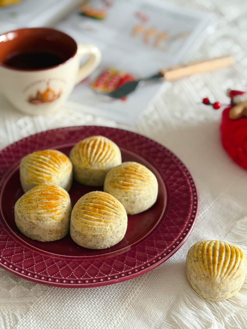 伯爵红茶奶酥椰蓉月饼