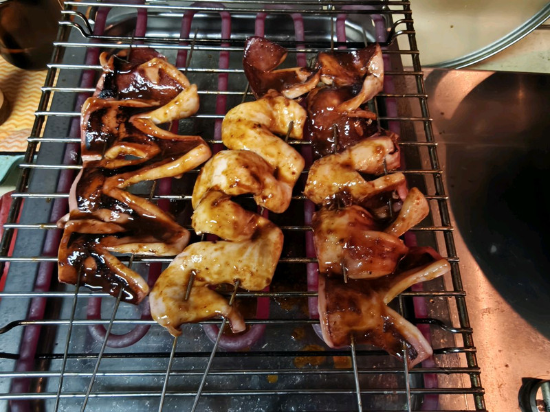 烤鱿鱼串