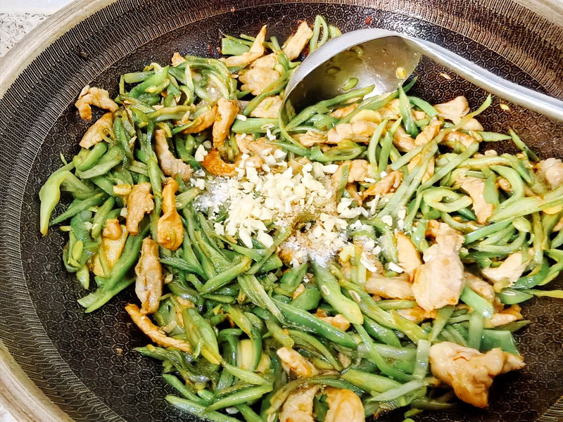 芸豆丝炒肉丝