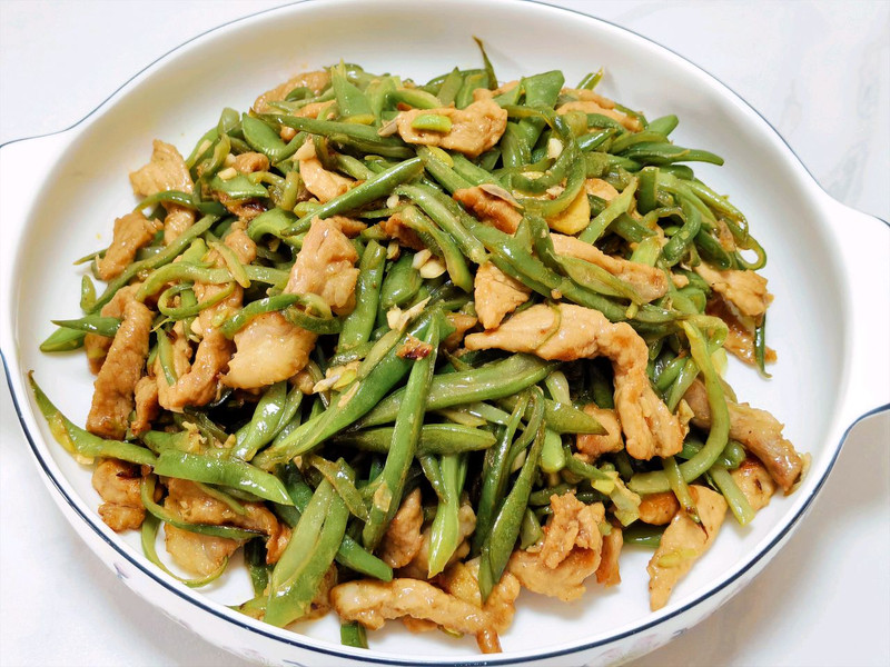 芸豆丝炒肉丝