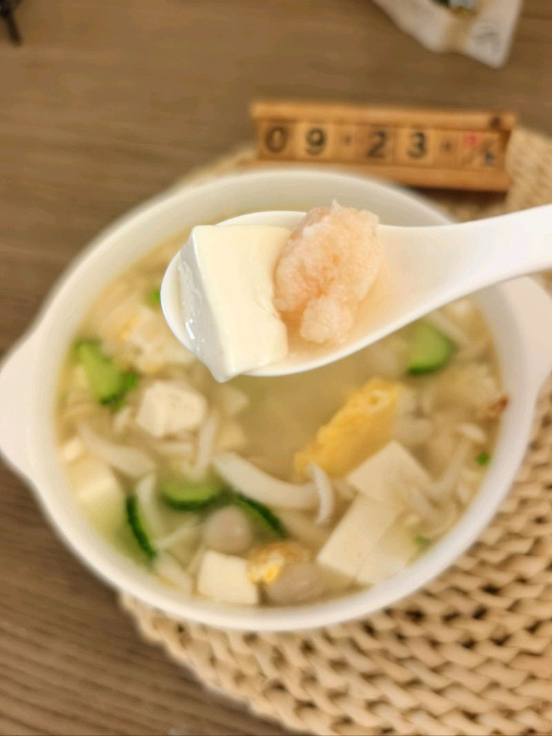 减脂三鲜豆腐汤