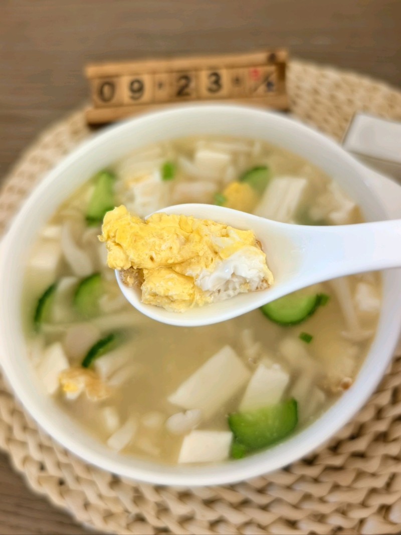 减脂三鲜豆腐汤