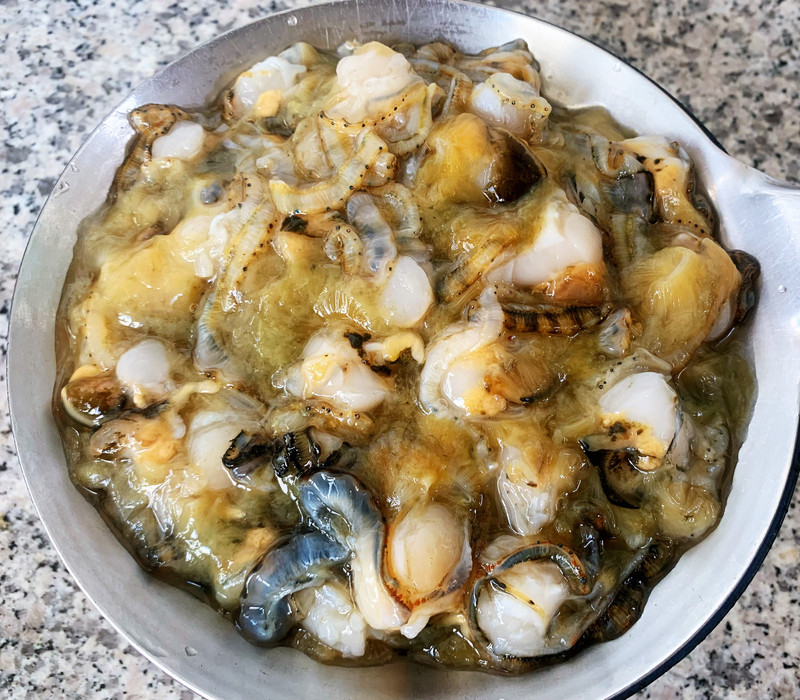 鲜肉扇贝馄饨