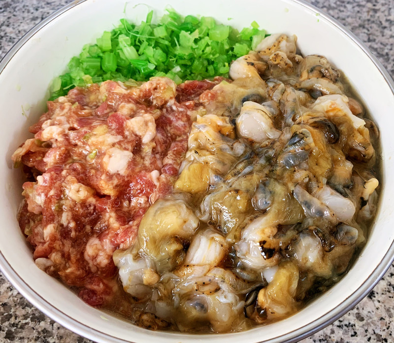 鲜肉扇贝馄饨