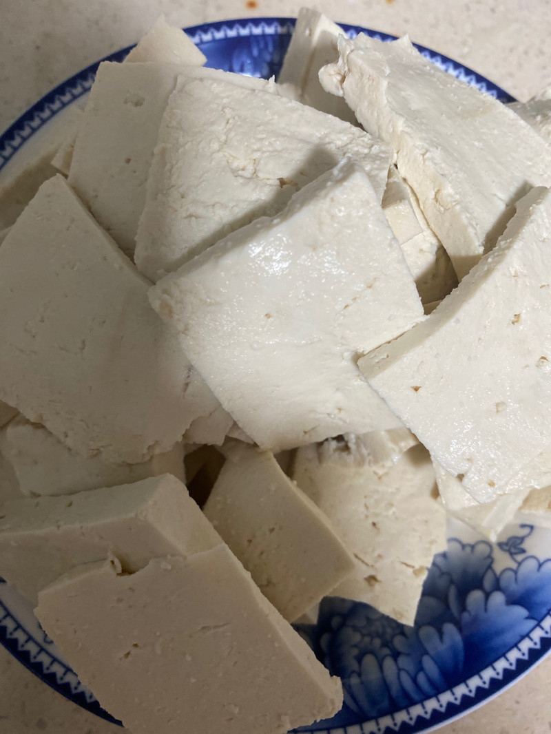 葱烧豆腐