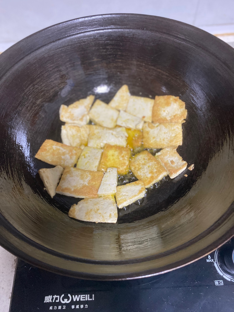 葱烧豆腐