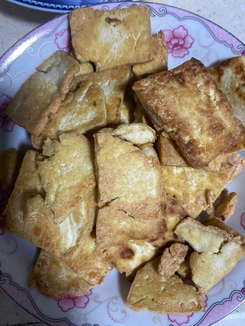 葱烧豆腐
