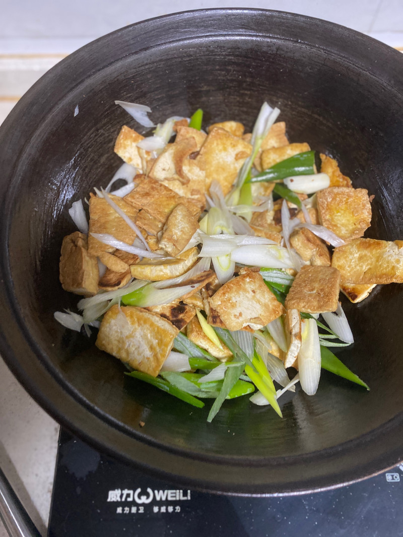葱烧豆腐