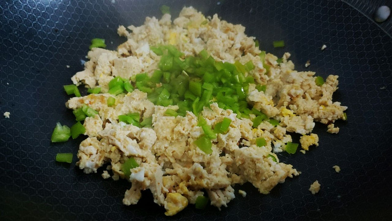 葱椒白菜豆腐蛋
