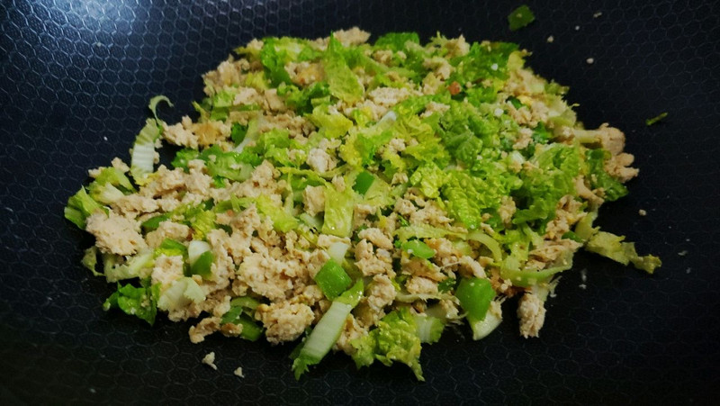 葱椒白菜豆腐蛋