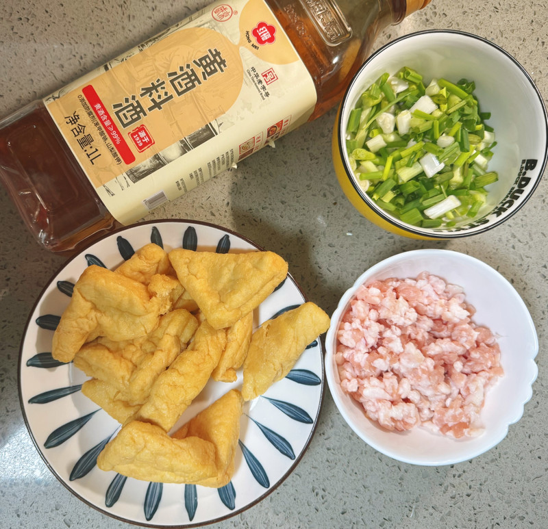 肉沫酿豆泡