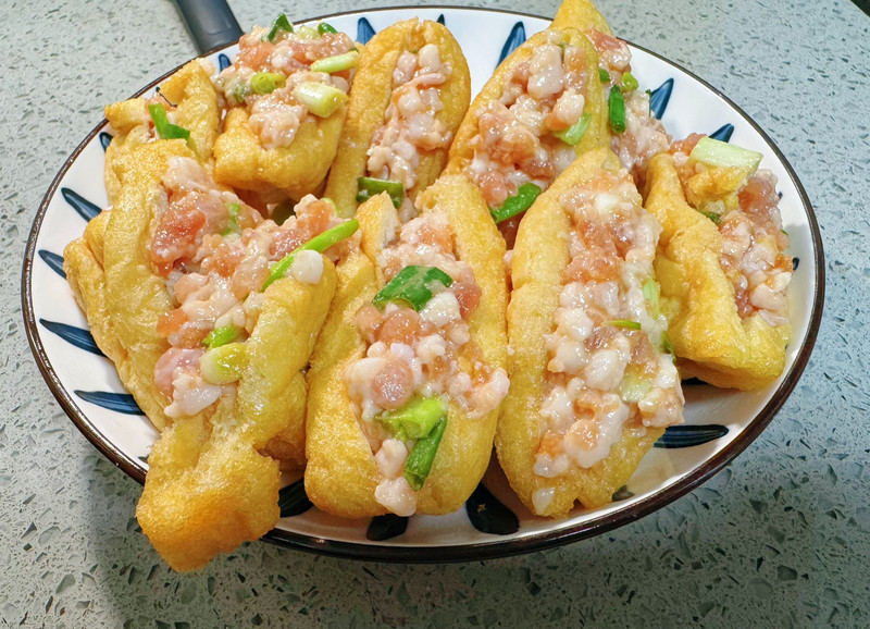 肉沫酿豆泡