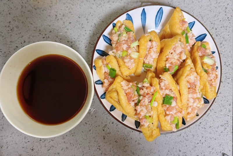 肉沫酿豆泡