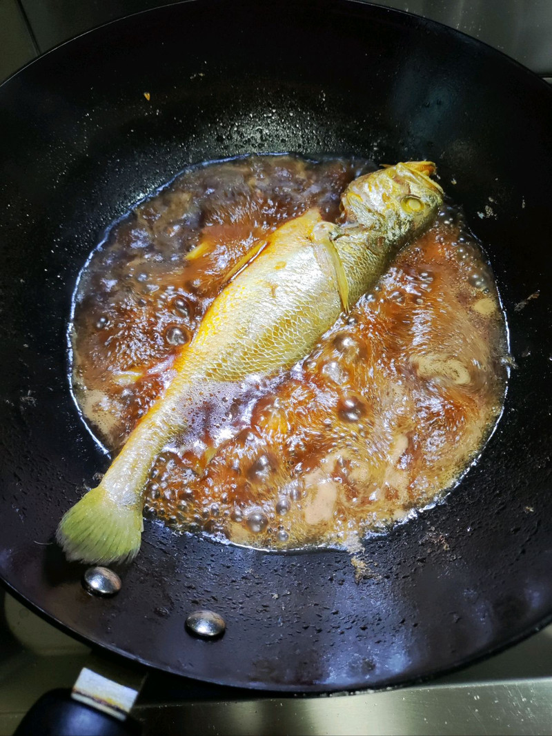 红烧野生黄鱼