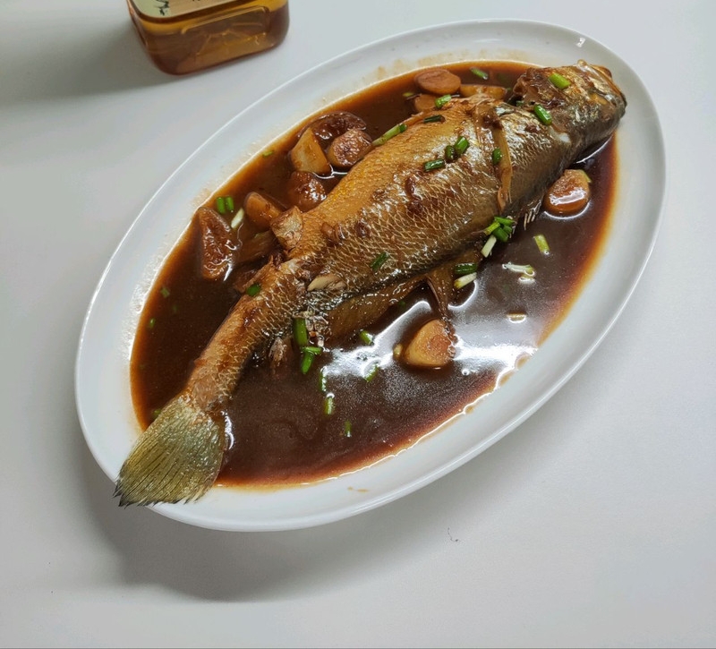 红烧野生黄鱼