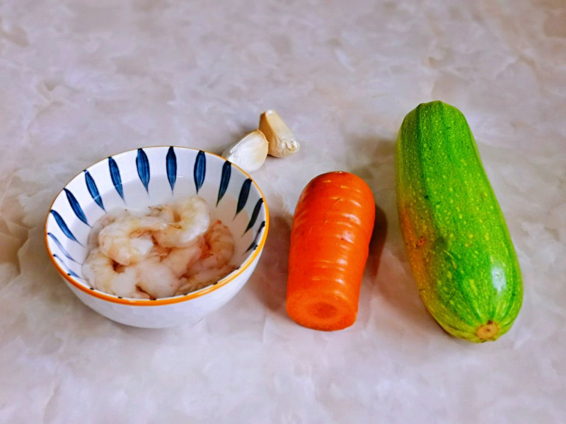 西葫芦炒虾仁