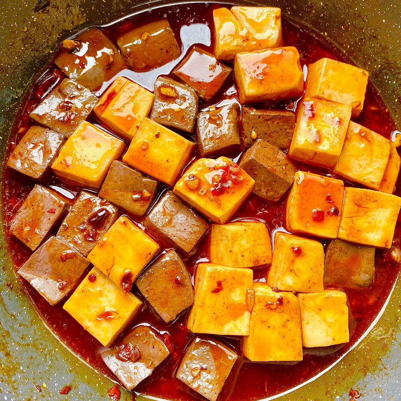 麻辣鸭血豆腐