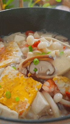 【宝宝辅食】三鲜菌菇豆腐汤
