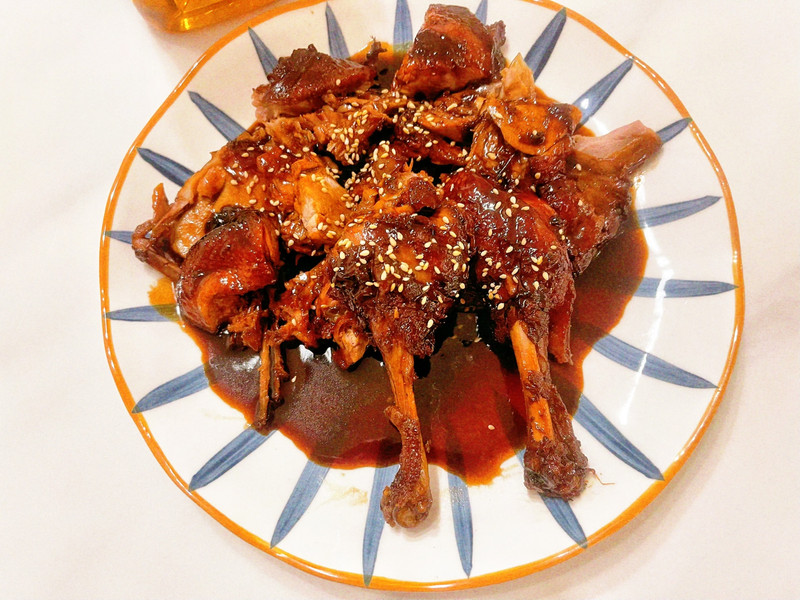 三杯酱鸭肉！