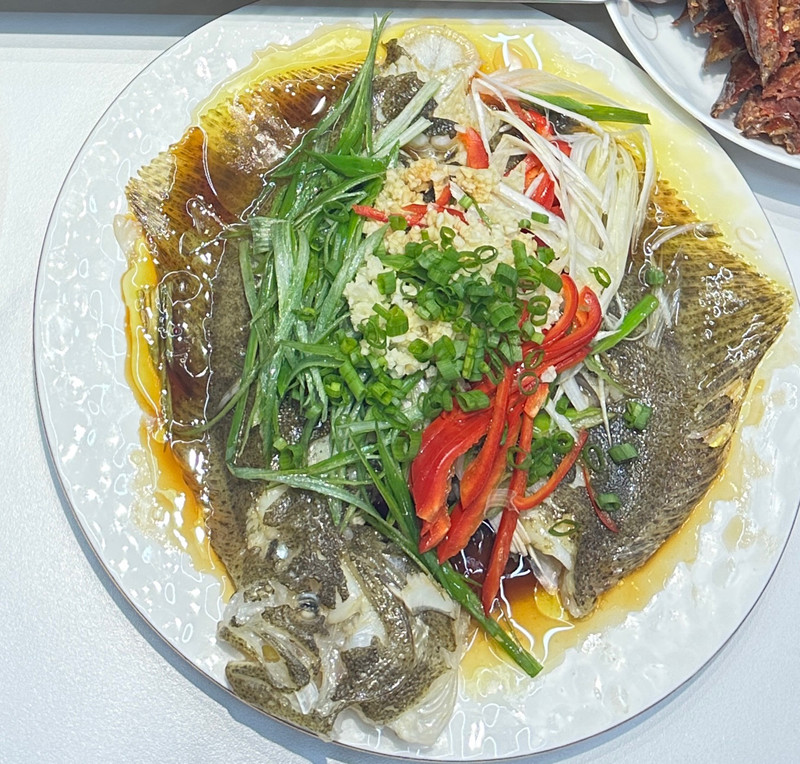 清蒸多宝鱼