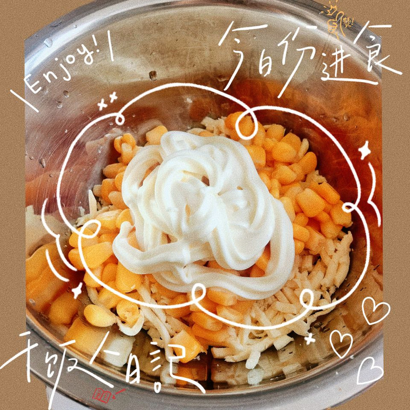 玉米火腿芝士面包