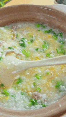【宝宝辅食】菜芯肉粥