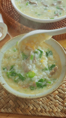 【宝宝辅食】菜芯肉粥
