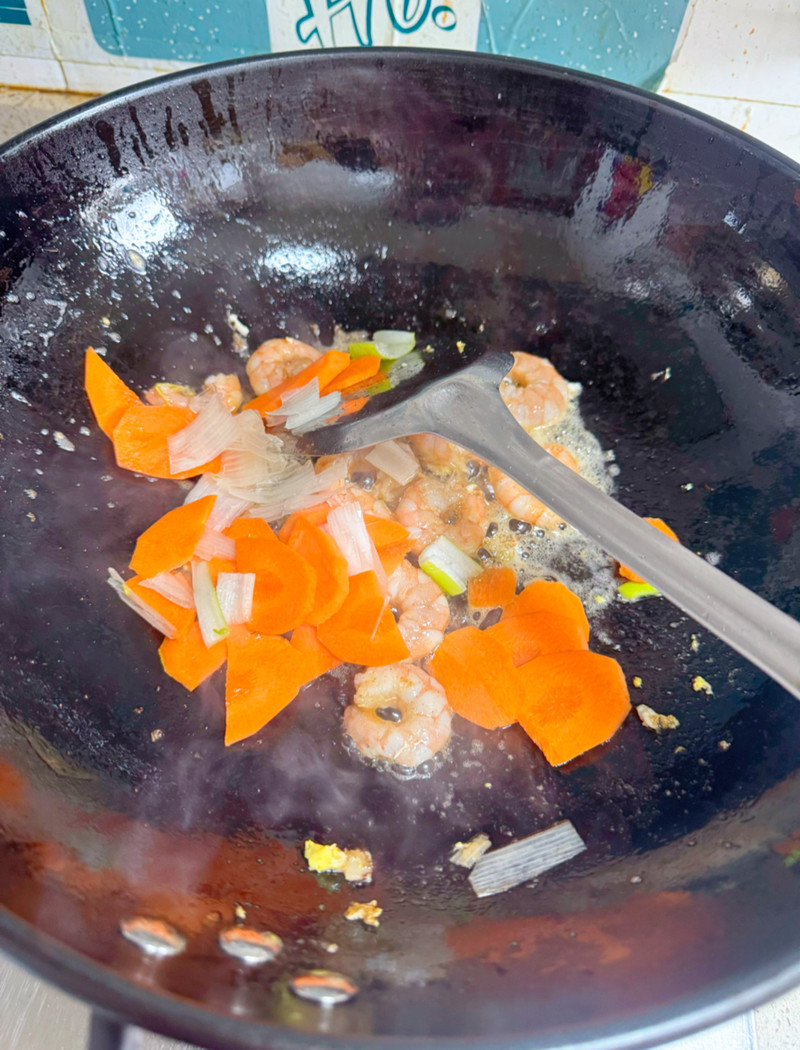 奶白菜炒虾仁 奶白菜炒虾仁