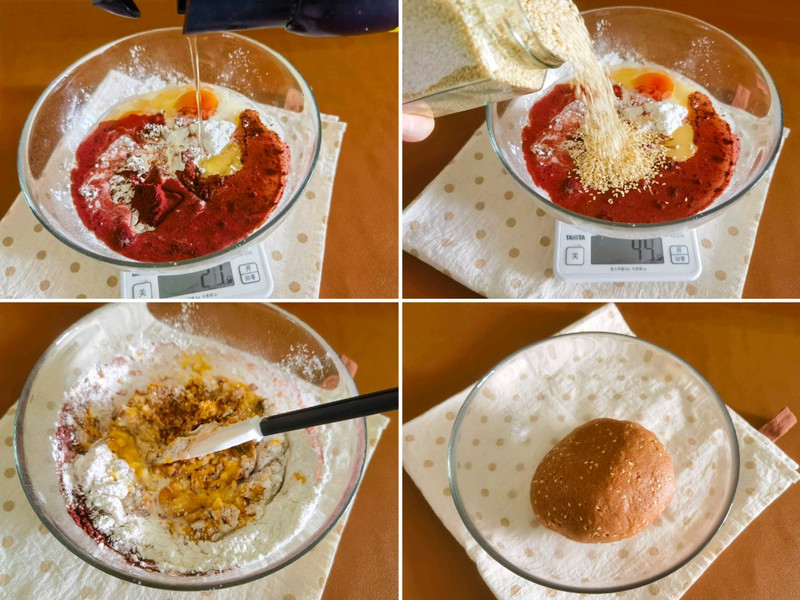 健康小点心～红曲麻薯