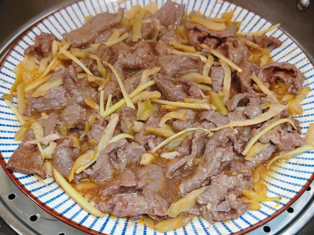 快手菜-榨菜蒸牛肉 快手菜-榨菜蒸牛肉